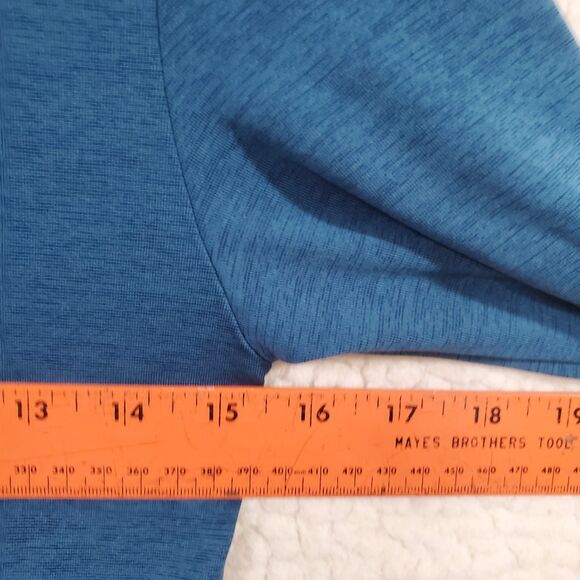bcg Women's Blue Lightweight Performance Hoodie-Size Med-Pullover w/ Thumb Holes - Picture 6 of 7